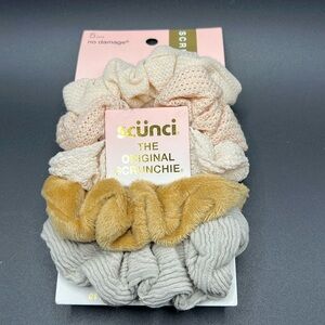 Five no damage scrunchies from Scünci